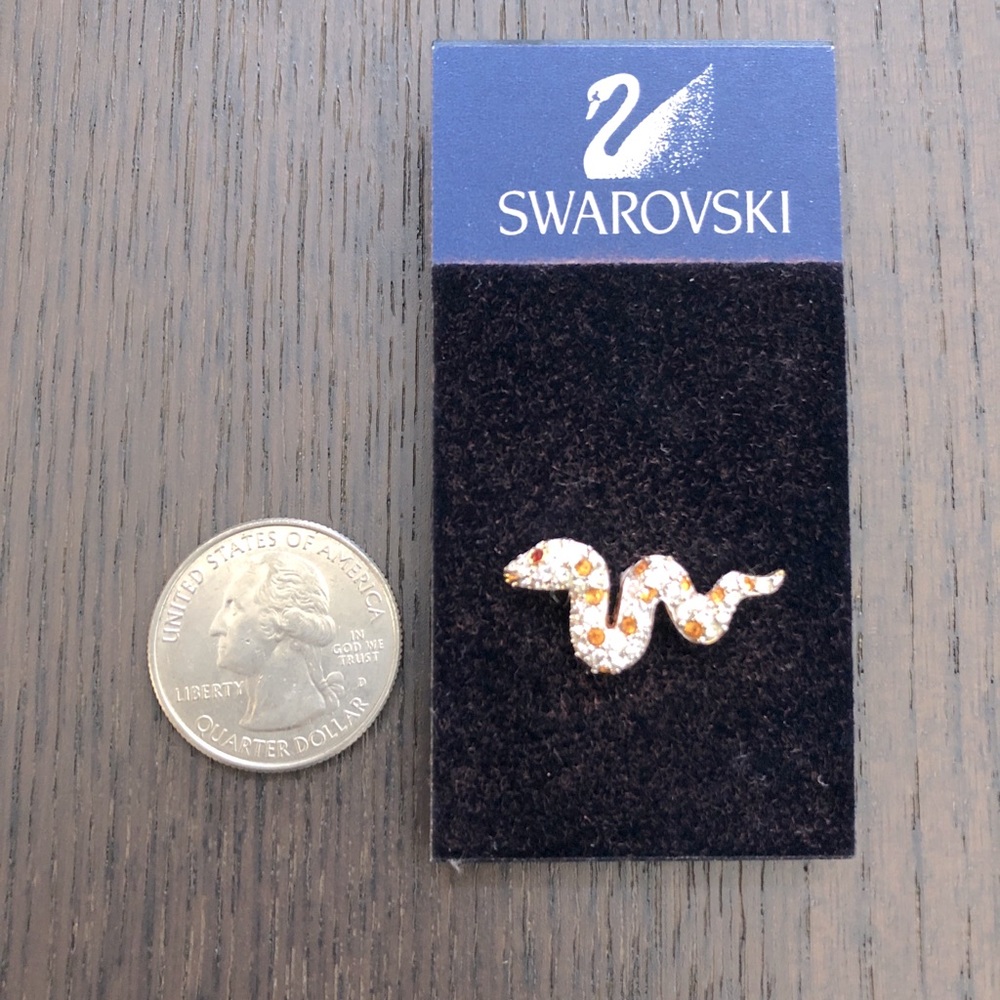 Swarovski Snake Pin